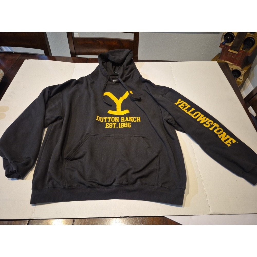 Yellowstone Dutton Ranch Logo Licensed Adult Hoodie 2XL